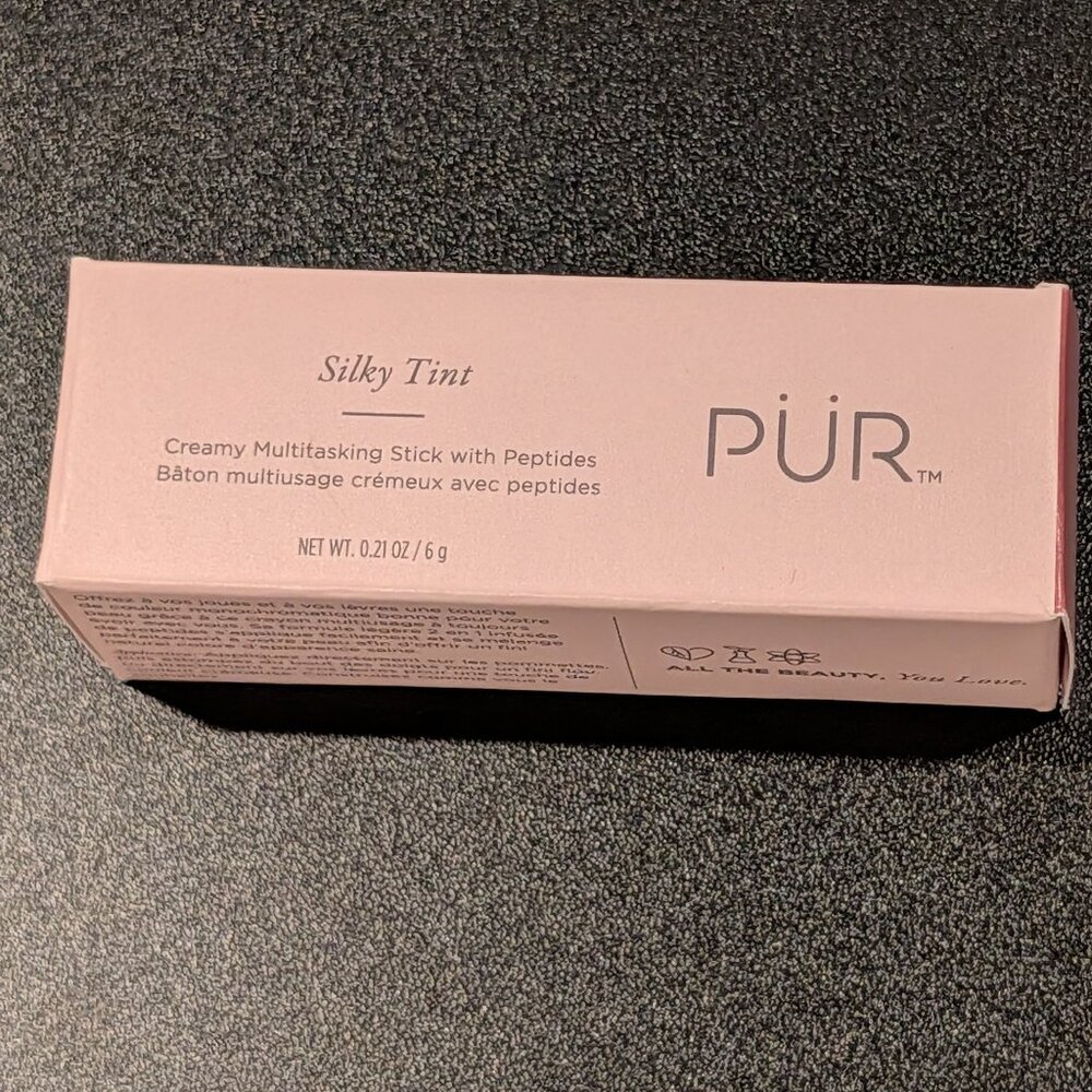NEW PÜR Silky Tint Creamy Multitasking Blush Stick with Peptides, Berry Best - Picture 2 of 5